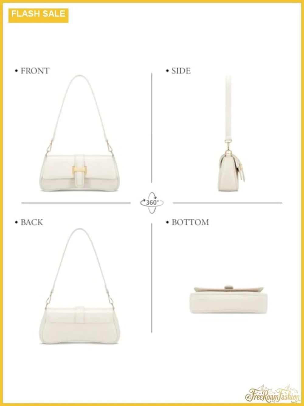 Small Hobo Handbag for Women PU Leather Retro Shoulder Purse
